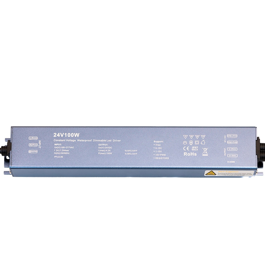 Alim. LED 100W DC24V Dimmable TRIAC IP67