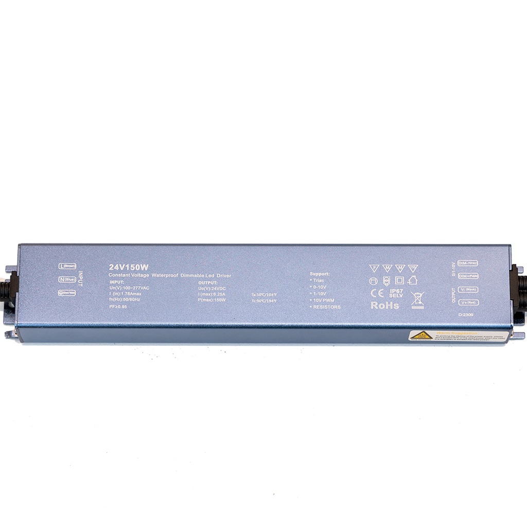 Alim. LED 150W DC24V Dimmable TRIAC IP67