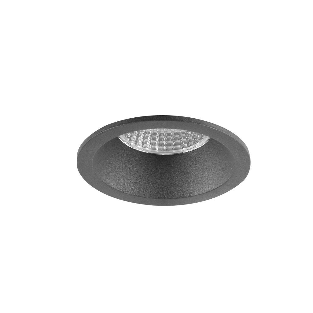 LILLE 7 Spot encastré 3000K Noir AC230V TRIAC 7W