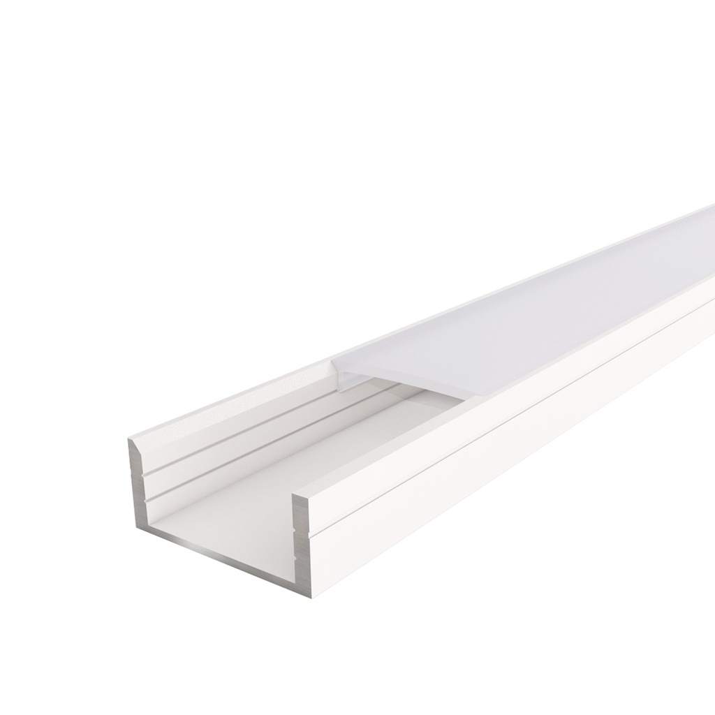 DOUR Profilé Apparent 2,9m Blanc - Individuel
