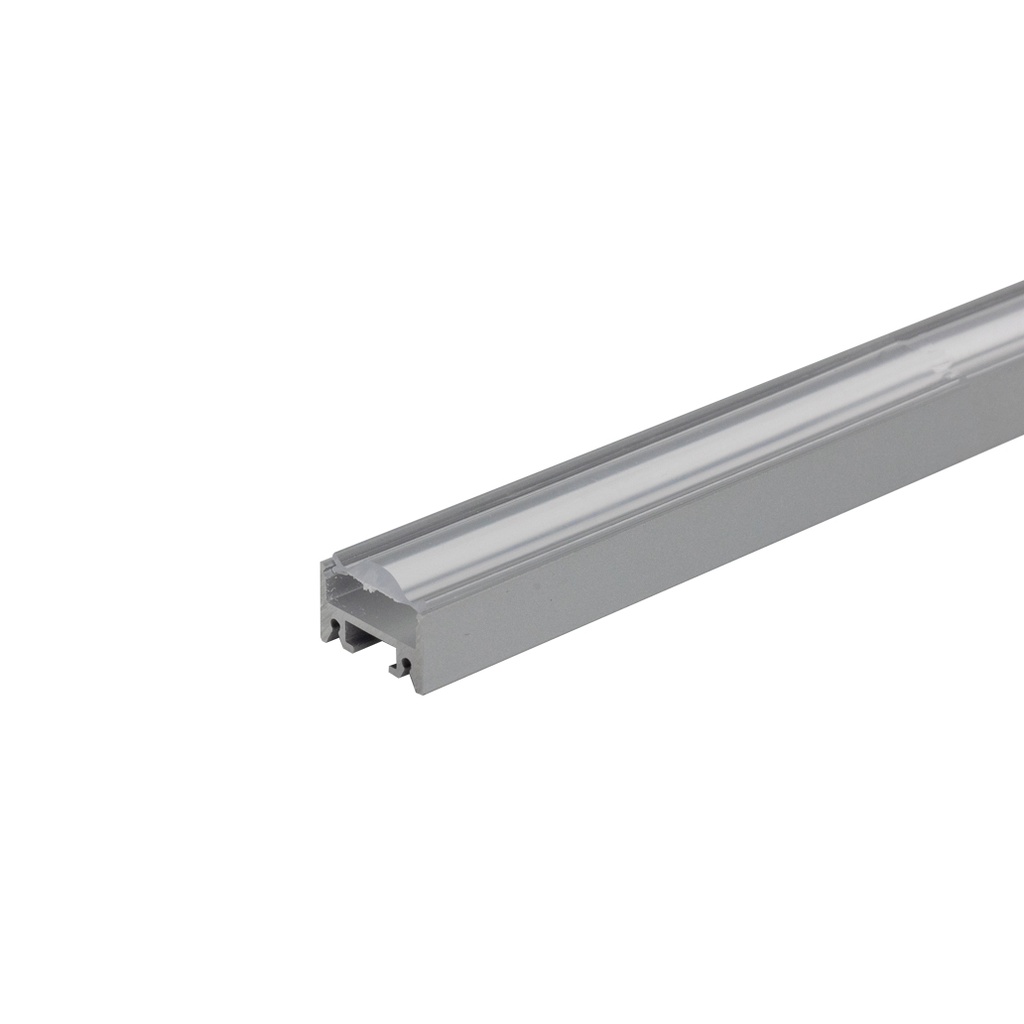 MILANO Profilé Apparent lentille 2m Aluminium