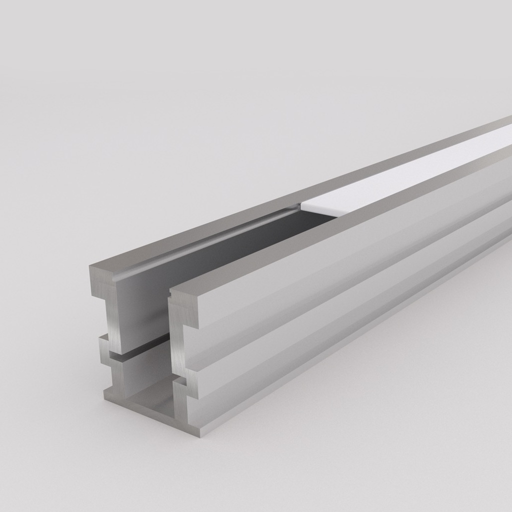 BEJA Profilé Encastré 2m  Aluminium - Individuel