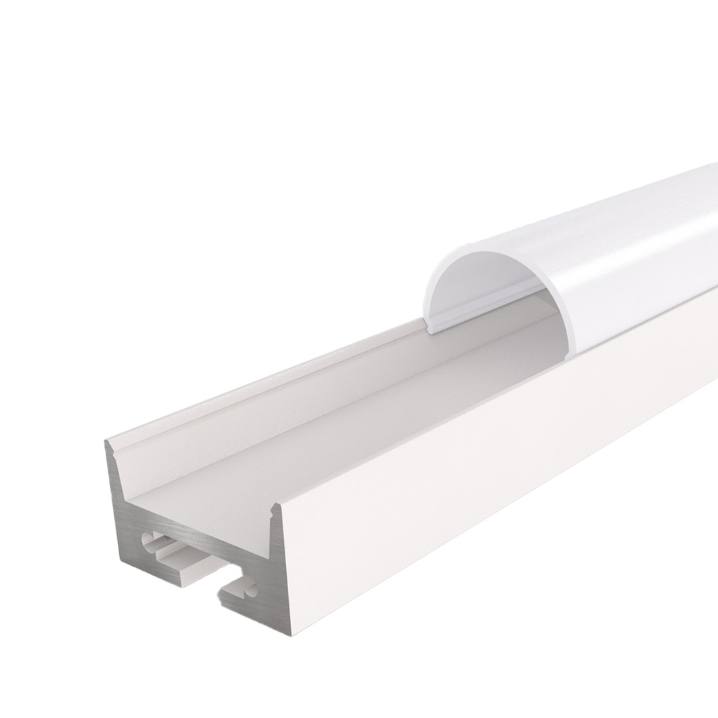 ALBI 2.0 Profilé Apparent 2m Blanc - Individuel