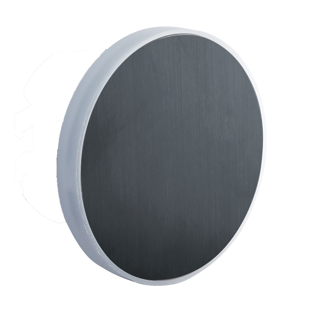 MENTON Encastré mural 3000K synthétique Noir mat 3W IP65