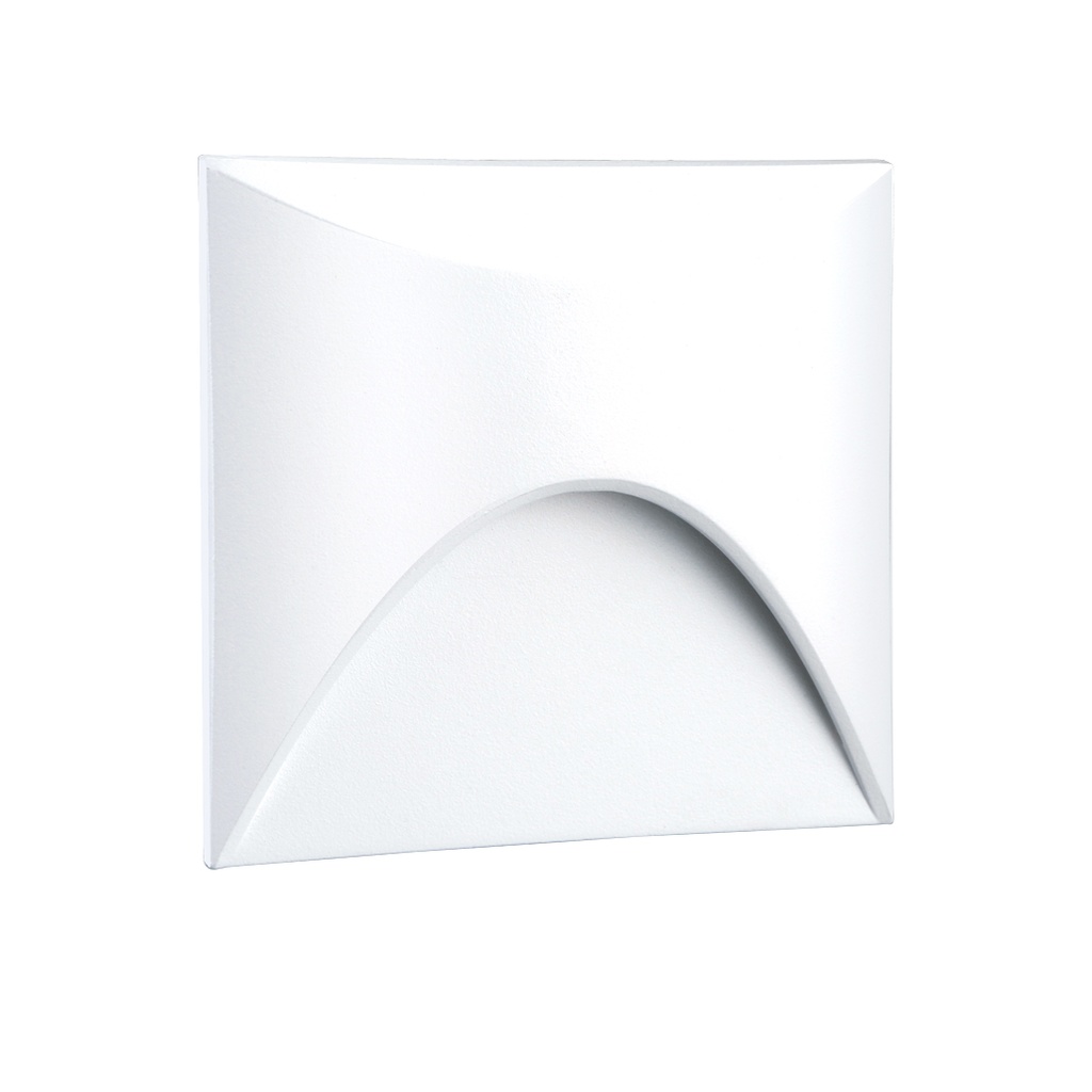 EZE S Encastré mural Blanc 3000K Blanc structuré 3W IP65