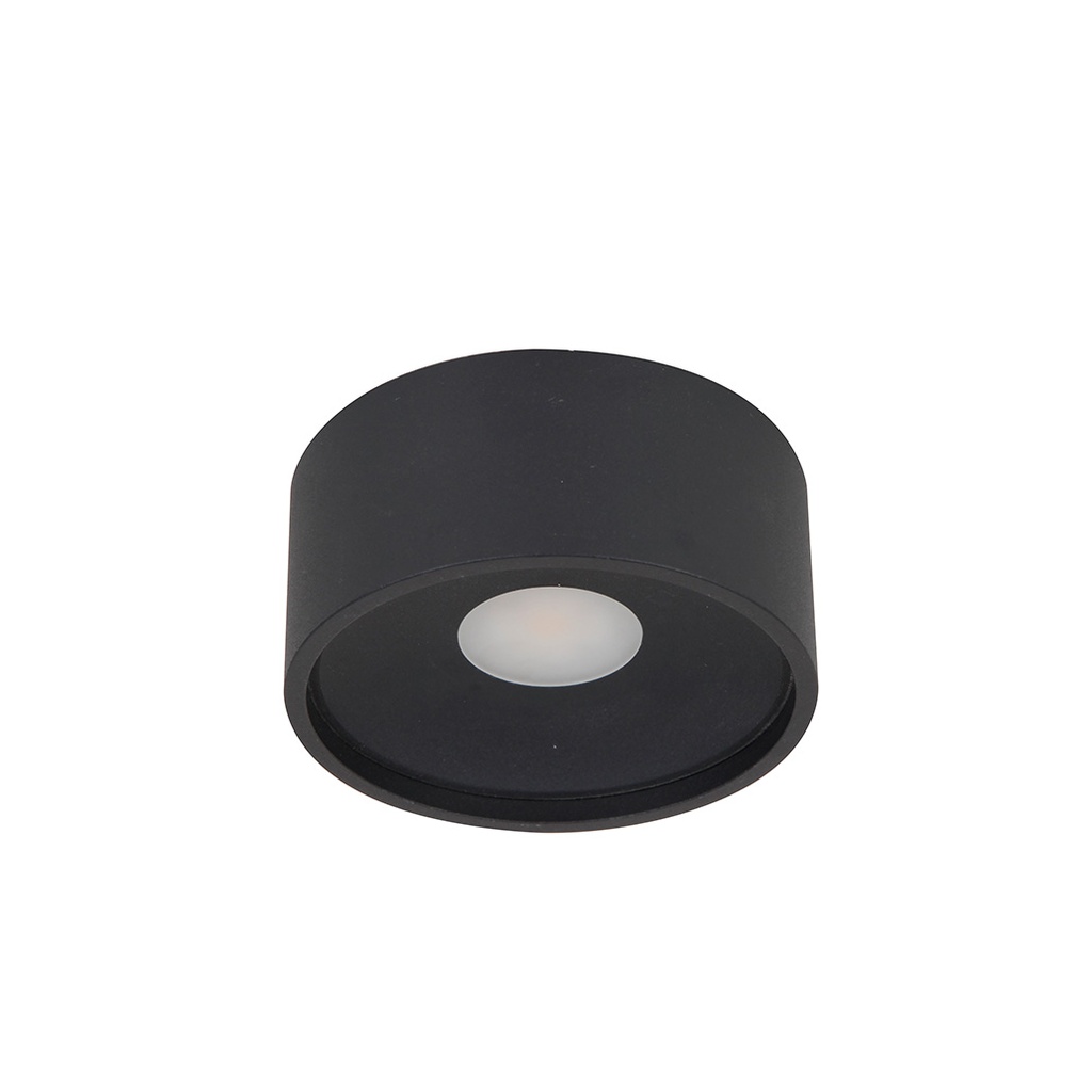 NARDO 7 Apparent Plafonnier 2700K Noir AC230V