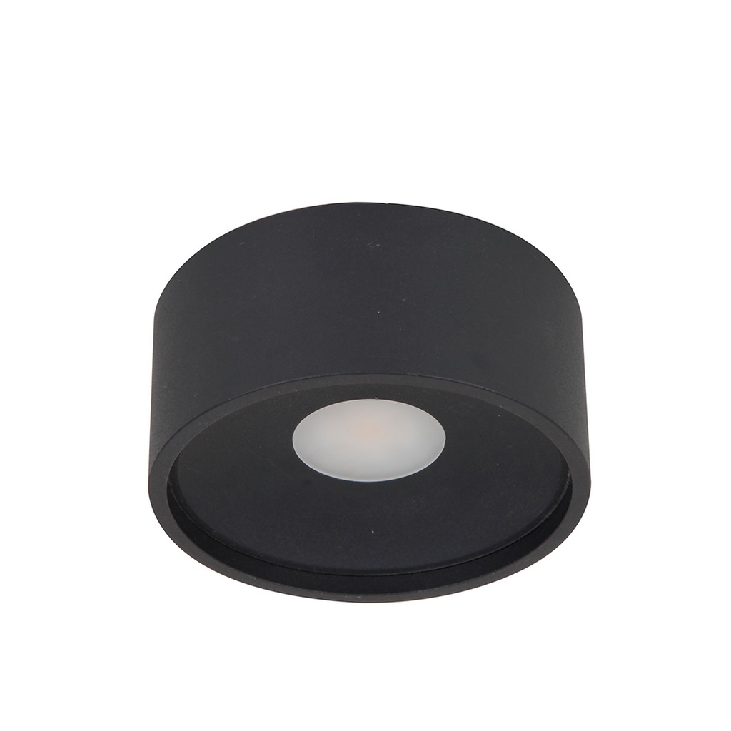 NARDO 18 Apparent Plafonnier 2700K Noir AC230V