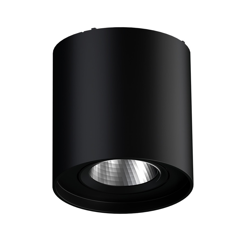 SINTRA R Apparent plafonnier 3000K Noir AC230V 10W IP20