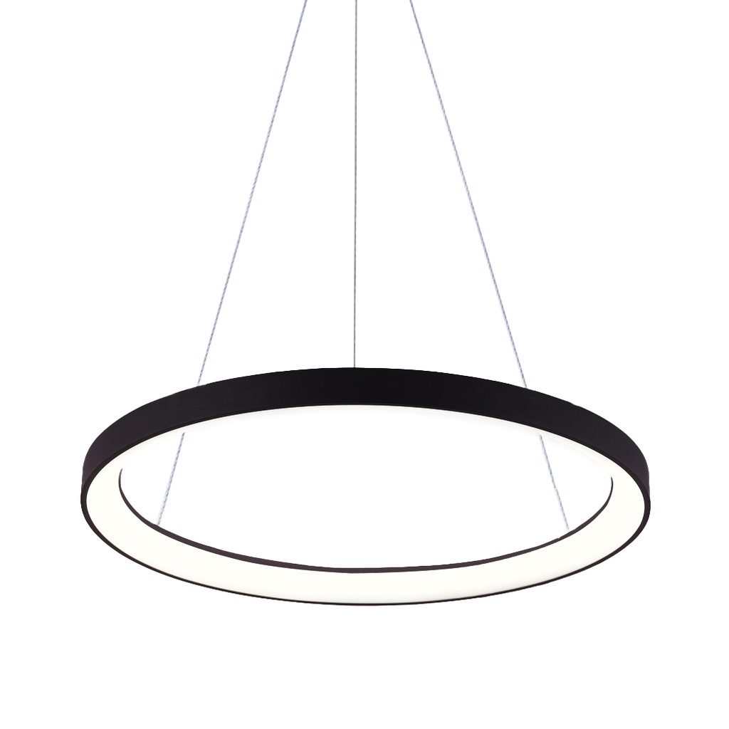 BELOEIL 2.0 S2 48 Suspension 3CCT Noir structuré AC230V 48W DIM TRIAC IP20