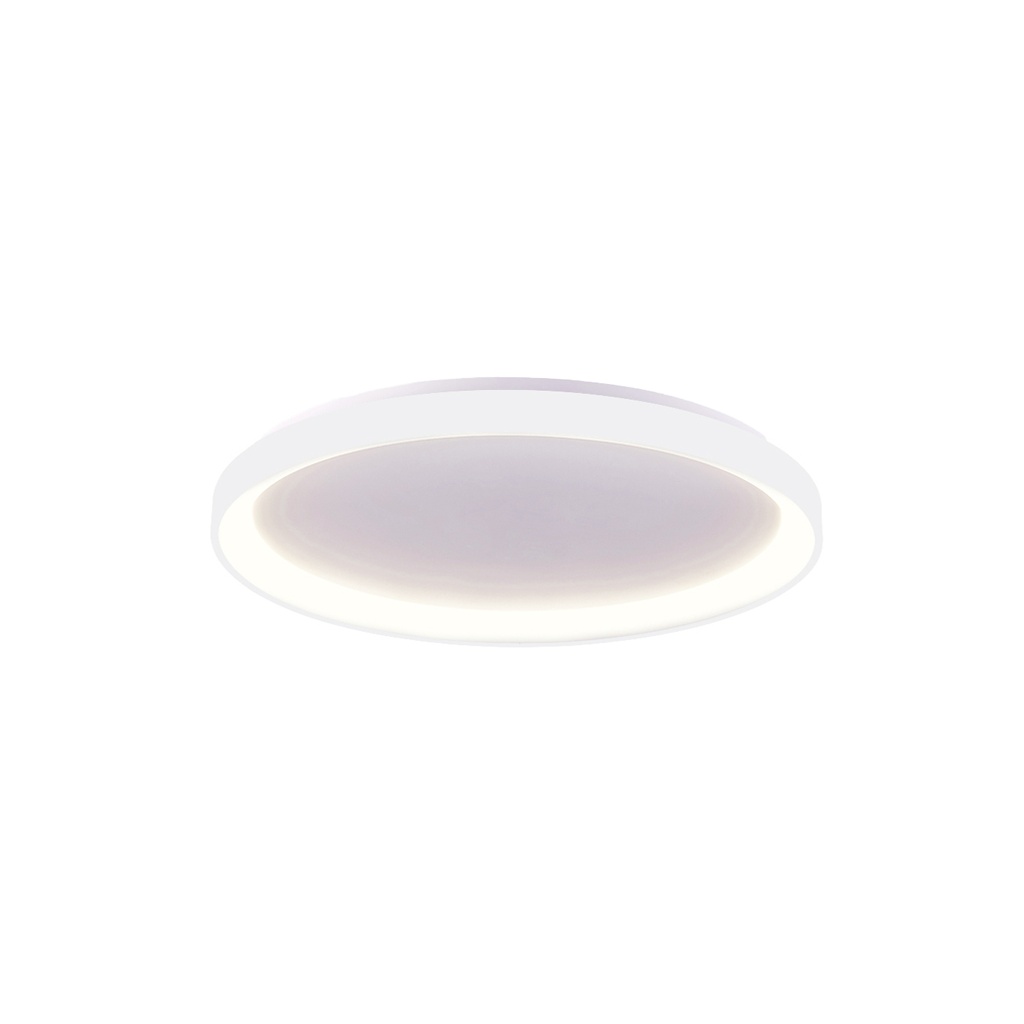 ***CHIBA Apparent Plafonnier 3000K Blanc structuré AC230V 38W DIM TRIAC IP20
