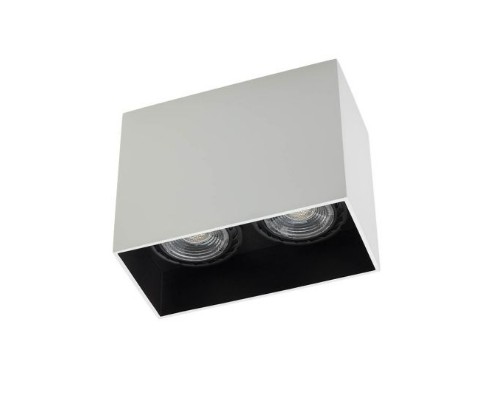 XCARD RECTANG. CEILING FITTING GU10/PAR16 2x50W max. 230V AC IP20 UGR<10 SWH (5.1.1)
