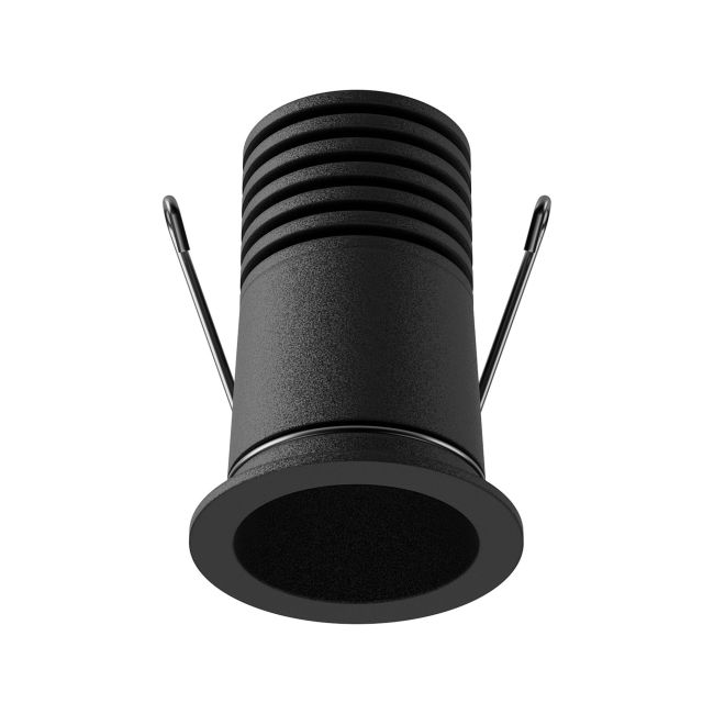 XNANO SMALL REC. FIXED DOWNLIGHT RND. W. RIM 2W 700mA 3000K CRI.90 36dgr IP44 SBK (5.1.2)