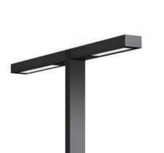 XTORRE STREET LIGHT 4Mr 2x40W 3000K T2-S optic DG (4.1.2)