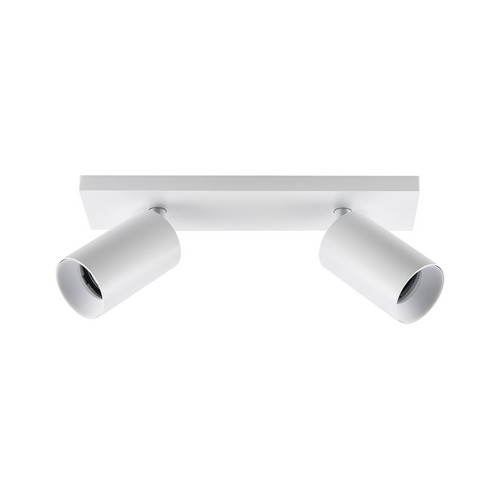 Surface-mounted ceiling light - Can Tilt square - 2 x 7.5W GU10 - white