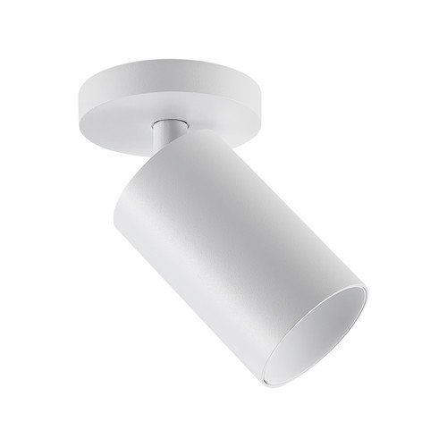 Surface-mounted ceiling light - Can Tilt round - 1 x 7.5 W GU10, white
