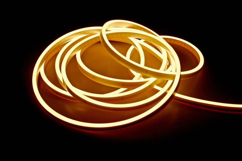 Deko-Light, Strip light, D Flex Line Mini Side View, neon, 24 V-8 W, 3,000 K, 5 m, PU, Luminous Flux 1m: 295 lm, Constant voltage, Rated Input 1m: 8.0 W, 5000 mm, EEI: G, IP 68/max. 2 m