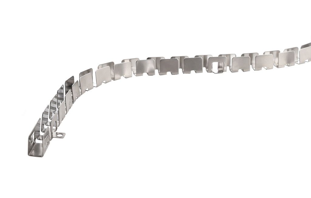 Deko-Light, Mechanical accessories, Flex profile for D Flex Line, Stainless steel, Length: 500 mm, Width: 9 mm, Height: 12 mm, IP 44