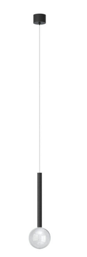 [W4L100045] BOLLA SU LED 8W 2700K/3000K BK (5.1.2) TRIAC