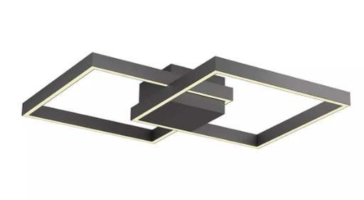 [W4L100500] FEBE PL LED SQ 62W 3000K D2*400*400 SBK(4.1.2)