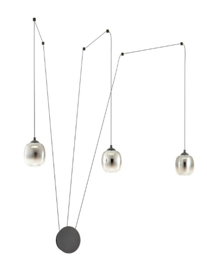 [W4L100816] KHADI AP/SU LED 16.5W 3000K SMOKE (5.1.2)