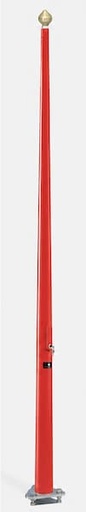 [W4L103113] 8m Flagpole ISS Red RAL