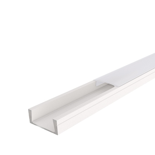 [W4L059709] LEON Profilé Apparent 2m Blanc