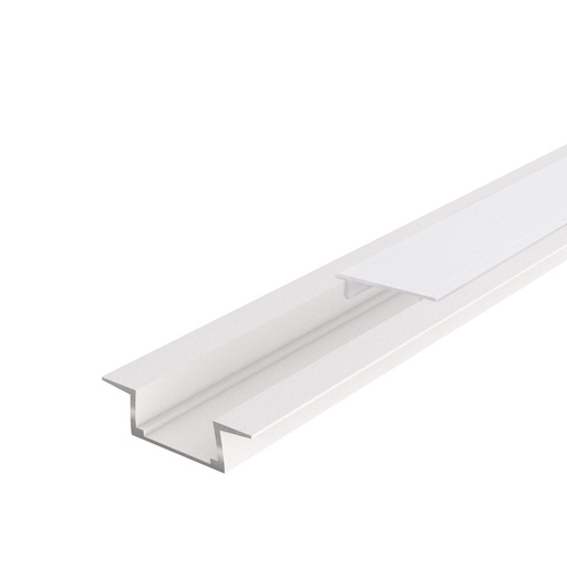 [W4L059713] PALMA Profilé Encastré 2m Blanc