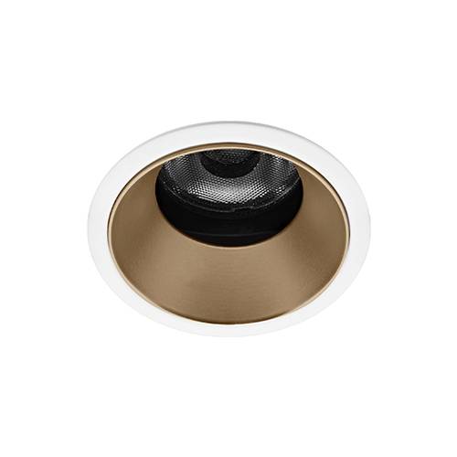 [W4L002784] SILK RDX 6W 630Lm 3000K 36° DIM Blanc mat - Champagne