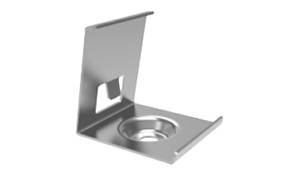 [W4L003165] CLIPS DE MONTAGE 4PC Acier inoxydable