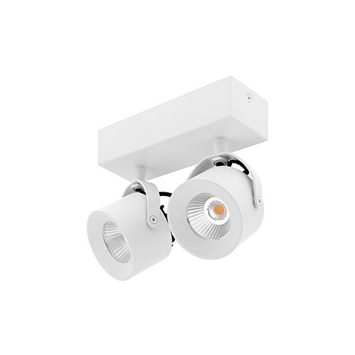 [W4L003625] PIXA 2 2x10W 2x1200Lm 3000K 38° DIM Blanc mat