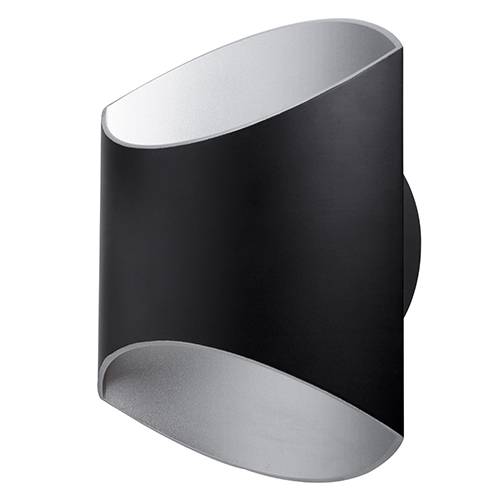 [W4L003655] GLAM 250 12W 1010Lm 3000K NOIR - ARGENT