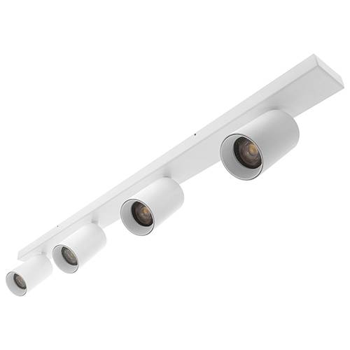 [W4L003696] RIVA 4 GU10 MAX 4x10W PAR16 Blanc mat