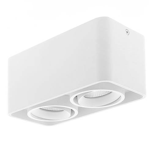 [W4L003717] LUPO 2 2x10W 2x500Lm 3000K 38° Blanc mat
