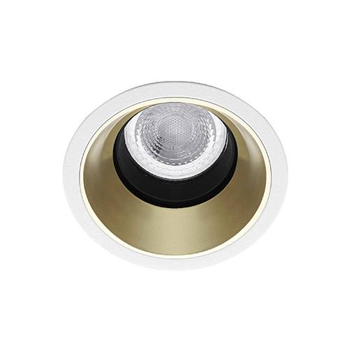[W4L003824] COMO RX GU10 MAX10W PAR16 Blanc mat - Champagne