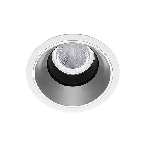 [W4L003825] COMO RX GU10 MAX10W PAR16 Blanc mat - Argent