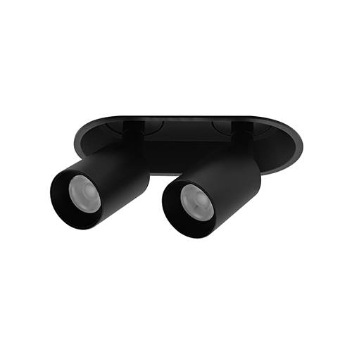 [W4L003845] CLARA 2 RDX 2x3W 2x670Lm 3000K 36° DIM Noir mat