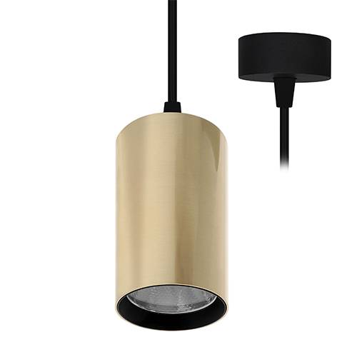 [W4L003972] JACK 3 P 25W 2810Lm 60° DIM Noir mat - Laiton