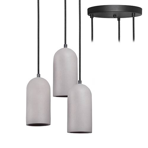 [W4L004828] SANDY 5 E27 MAX3x25W LED/CLA/ECO CIMENT