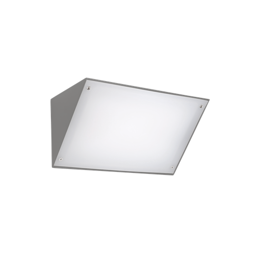 [W4L166909] Surface-mounted wall light IP65 Curie PC 260mm LED 14.4W SW 2700-3200-4000K ON-OFF Grey 792lm