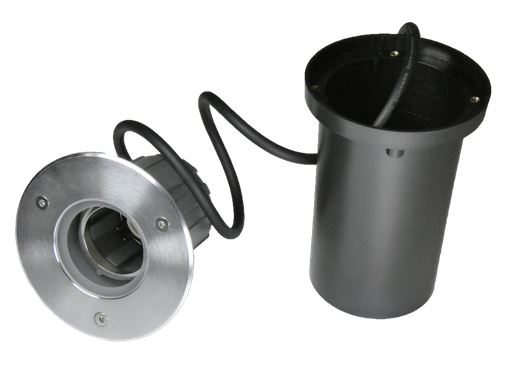 [L4Y0212] Spot de sol extérieur rond GU10 IP67 ALU