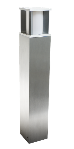 [L4Y0231] Potelet extérieur carré E27 ALU