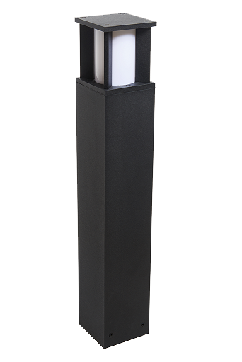 [L4Y0231B] Potelet extérieur carré E27 NOIR