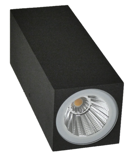 [L4Y0387B] Applique murale extérieur incl AC LEDmodule 2x4W IP54 NOIR
