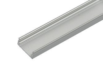 [L4Y1225] LEDstrip aluminium apparent profiel laag excl Plexi
