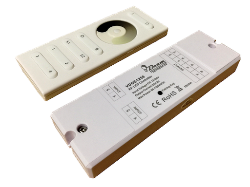 [L4Y1253] LED contrôleur KIT télécommande mono couleur + récepteur 1 zone