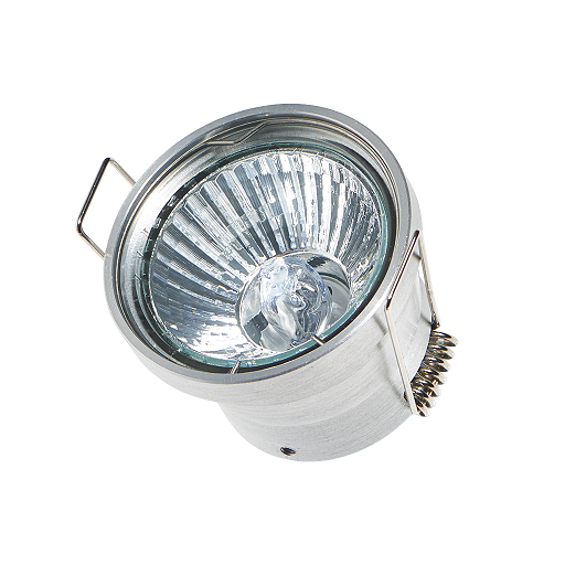 [L4Y0408] Spot encastré rond GU10 niet-orientable a ressorts ALU