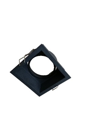 [L4Y1249B] Armature carrée Spot Encastré pour module LED, excl Beam LED module (1268/1270) NOIR