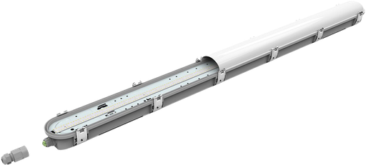 [L4Y0453] Armature étanche IP 65 avec Connecteur rapide avec sensor 1,20m 36W 4000K 5040Lm (Switch 20,6w-25,7w-30,9w-36w)
