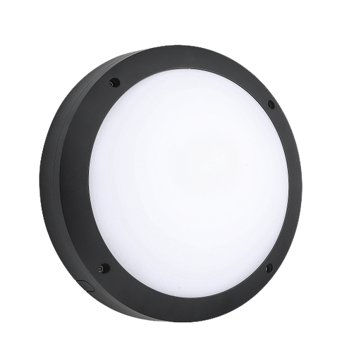 [L4Y0701] Applique murale extérieur 18W 3000K 1400Lm CRI>80 120° IP65 avec détecteur de mouvement PIR NOIR