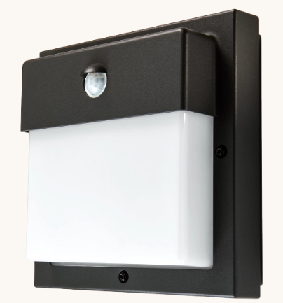 [W4L206712] Bassi noir E27 PIR Sensor (excl.lampe)